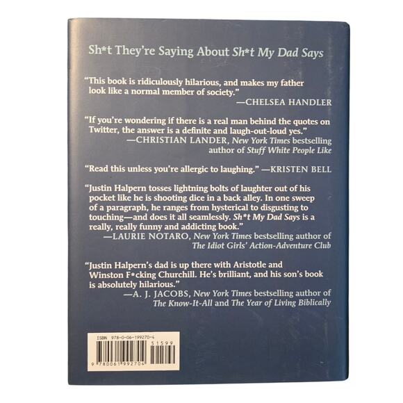 Sh*t My Dad Says by Justin Halpern Hardcover Book - Picture 2 of 11